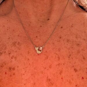 Elegant Silver Necklace with Cat Pendant